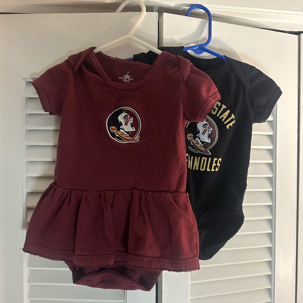 Florida State Seminoles Baby Bundle | Dress + Bodysuit | 9-12M
